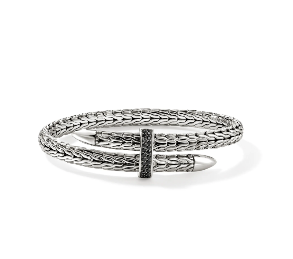 John Hardy Sapphire Sterling Silver Cuff Bracelet
