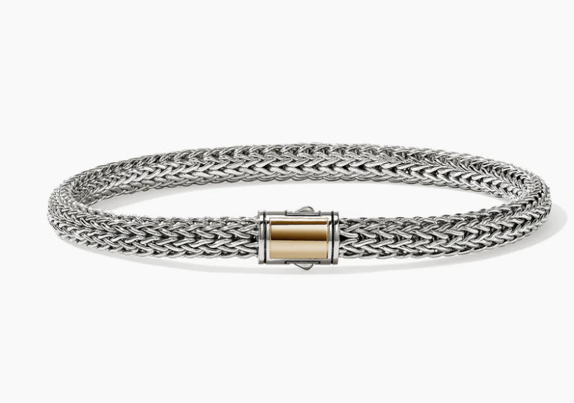 John Hardy 14K Polished Two-Tone Sterling Silver Chain Bracelet