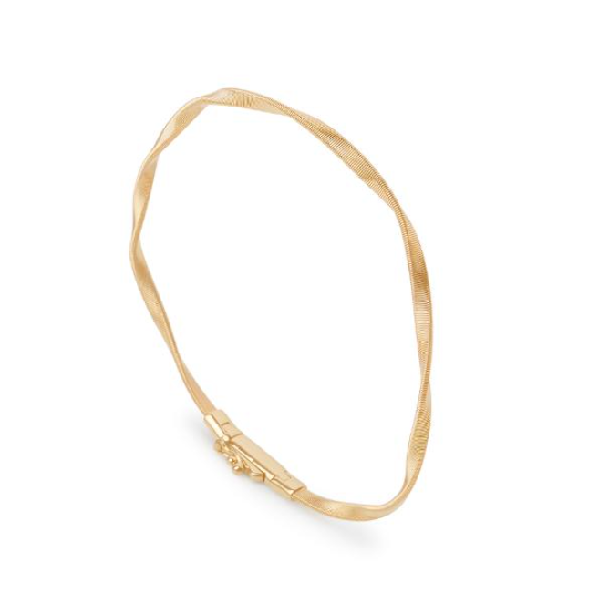 Marco Bicego Marrakech 18K Engraved Yellow Gold Bangle Bracelet