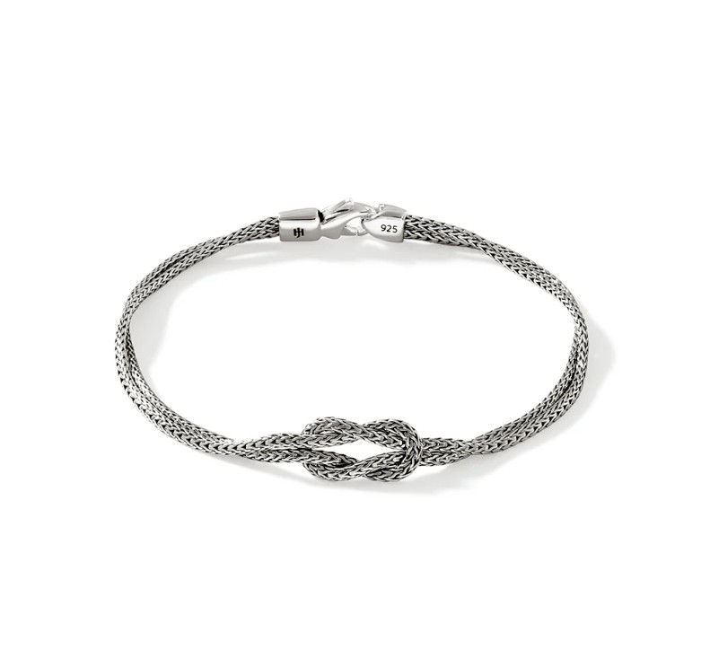 John Hardy Polished Silver Sterling Silver Chain Bracelet