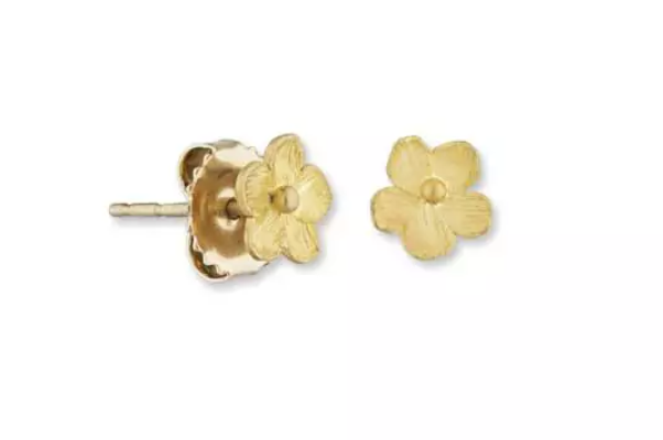 Lika Behar Collection in 22K Matte Yellow Gold Stud Earrings