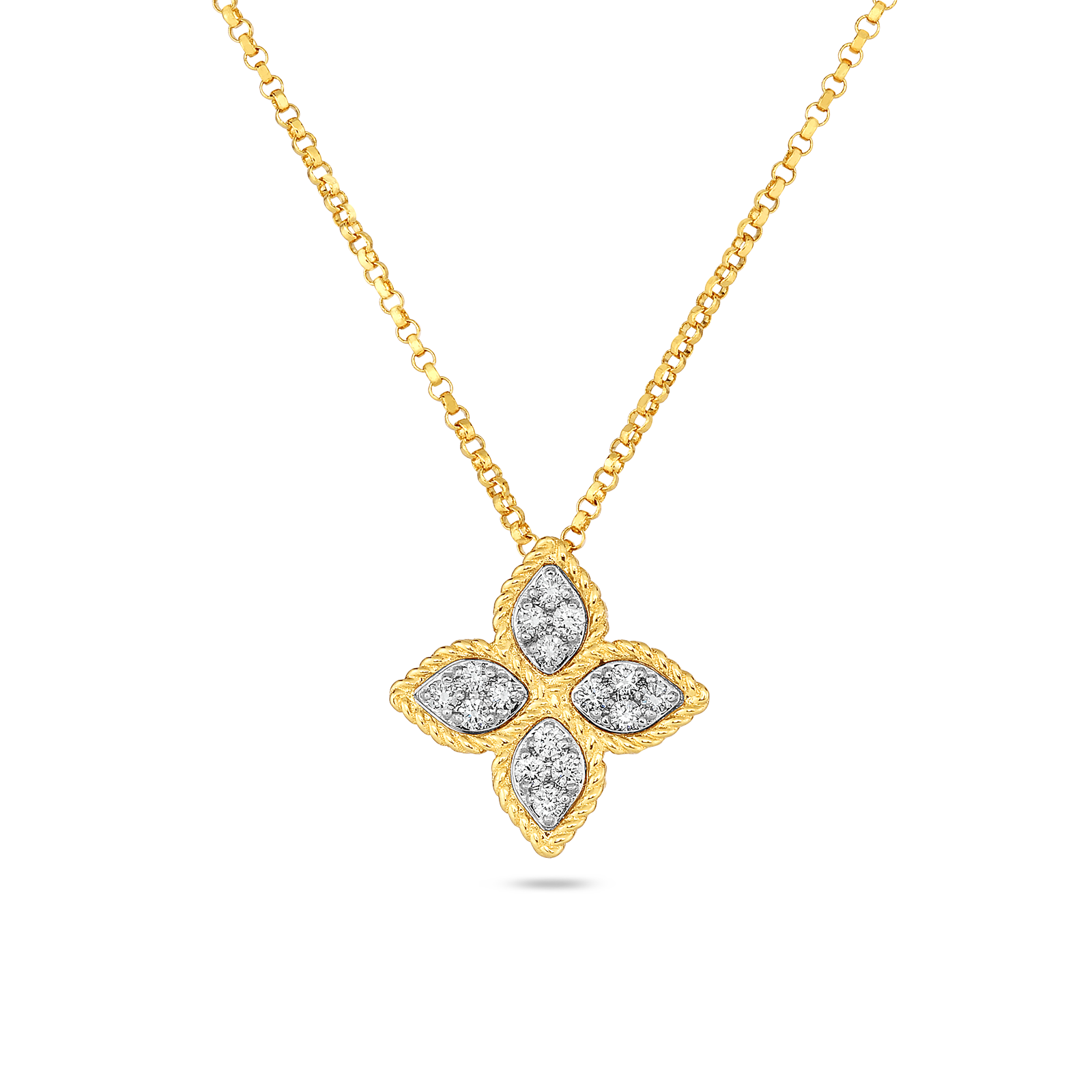 Roberto Coin Princess Flower Necklace