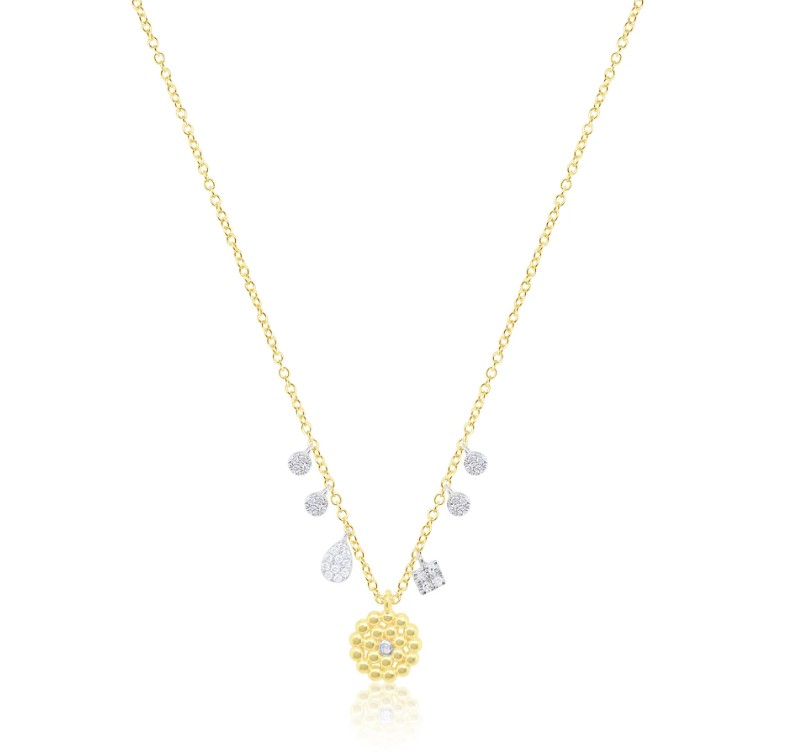 MEIRA T Diamond 14K Polished Yellow Gold Chain Necklace
