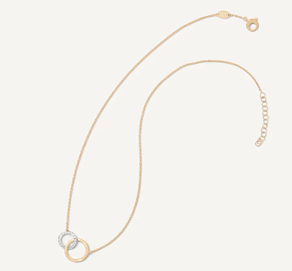 Marco Bicego Jaipur Diamond 18K Yellow Gold Chain Necklace