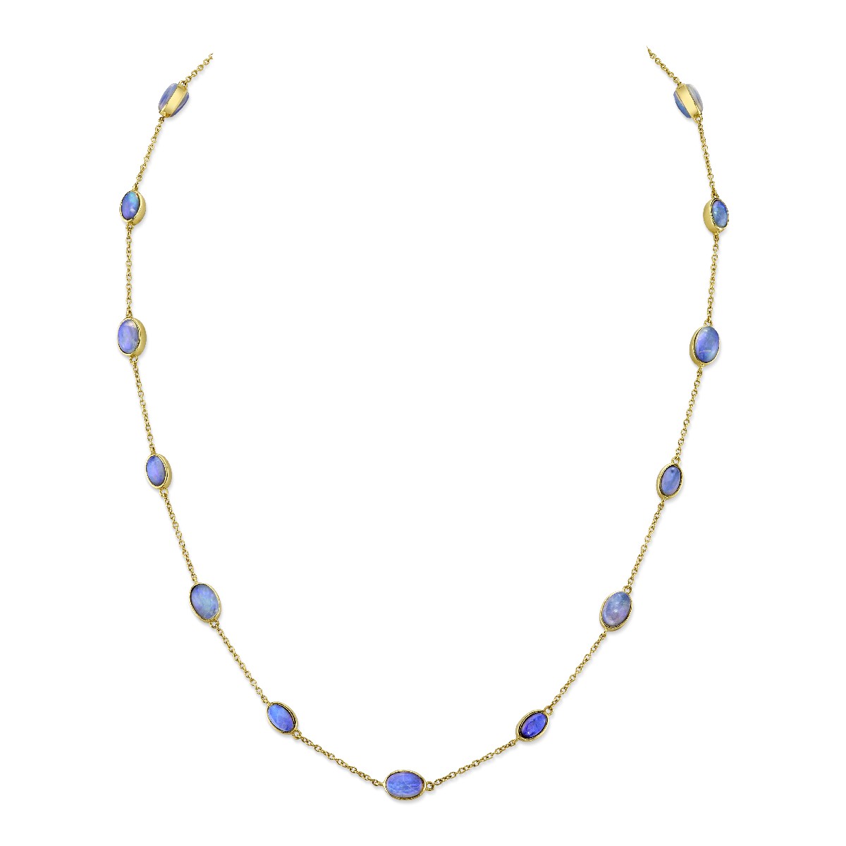 Sloane Street Opal Station Necklace