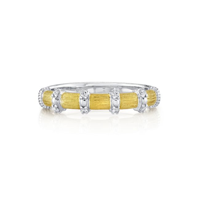 Sloane Street Diamond Silver Sterling Silver Band Ring